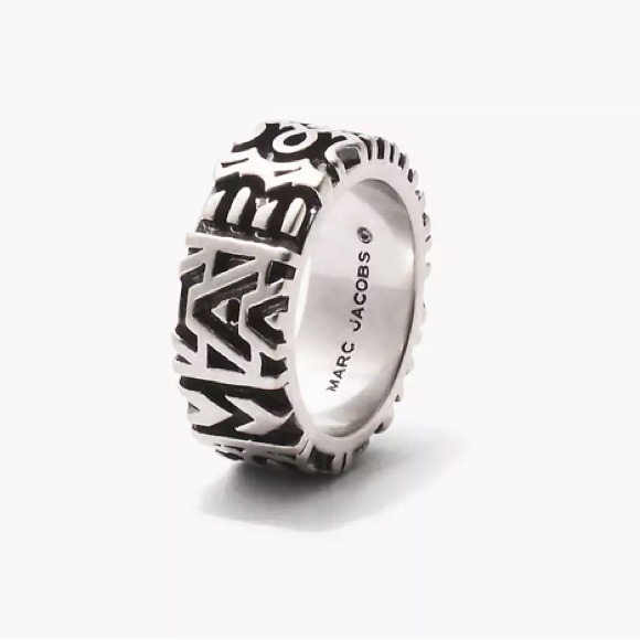 Marc Jacobs the monogram engraved ring size 7 - Picture 3 of 10